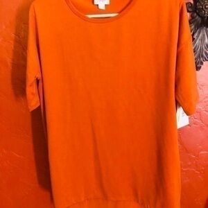 LulaRoe top xxs copper color